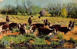 Texas Amarillo Old Tascosa Round Up Time On Boys' Ranch