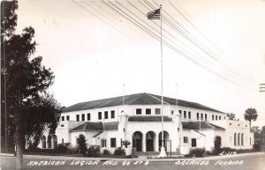 B11/ Orlando Florida Fl Photo RPPC Postcard c1940s American Legion Hall