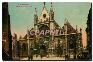 Old Postcard Dunkirk Church of Saint Elol