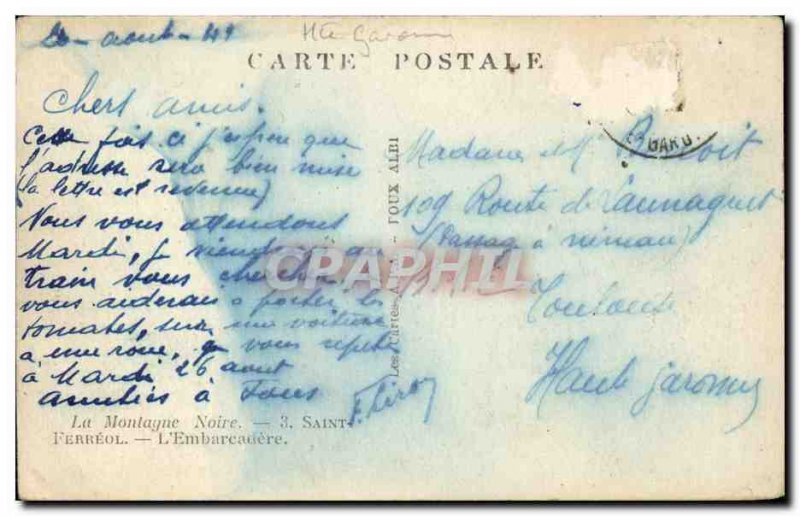 Saint Ferreol - L & # 39Embarcadere - Old Postcard