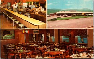 Postcard Barton's Restaurant US Highway 220 in Pinto, Maryland