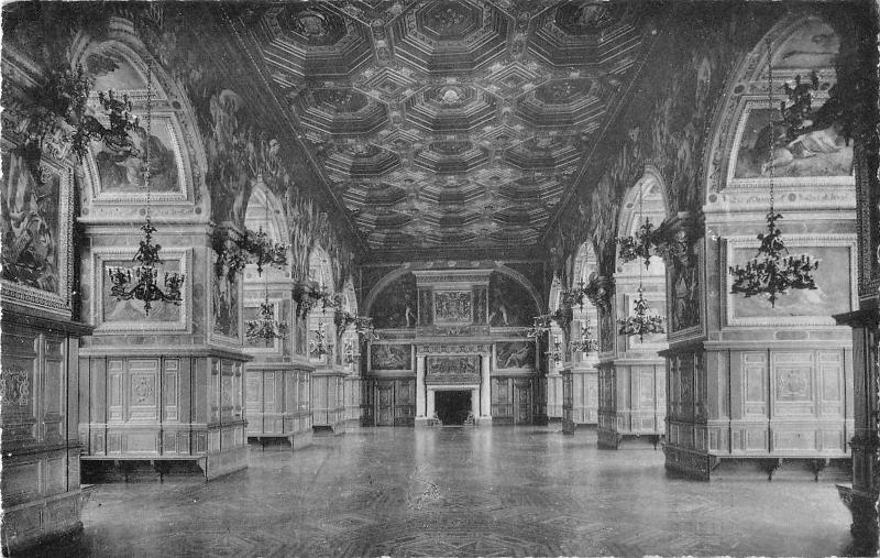 B97937 palais de fontainebleau galerie henri II  france  real photo