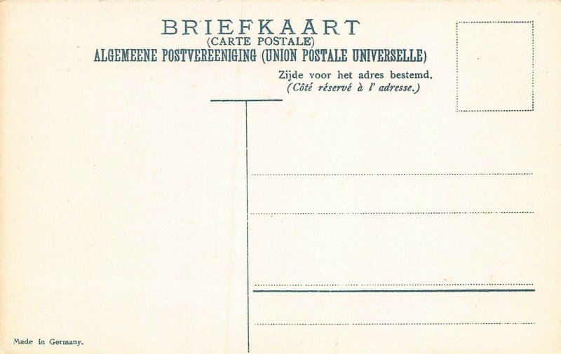 Netherlands Indies Stamps on Early Postcard, Unused, Published by Ottmar Zieher