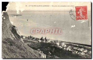 Old Postcard Le Havre Sainte Adresse View from the semaphore of Heve