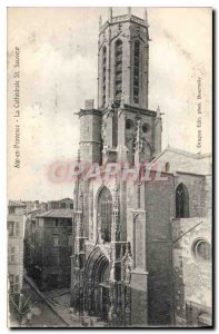 Old Postcard Aix en Provence Cathedrale St. Sauveur