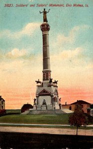 Iowa Des Moines Soldiers and Sailors Monument