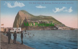 Gibraltar Postcard - The Rock From The Bathing Pavilion at Linea RS33027