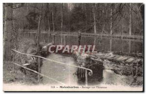 Postcard Old Dam on Malesherbes I Essonne