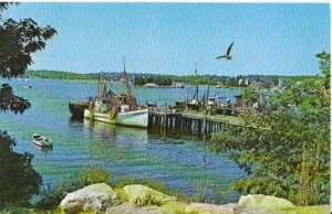 America Postcard - Boothbay Harbor - Maine - Ref 4801A