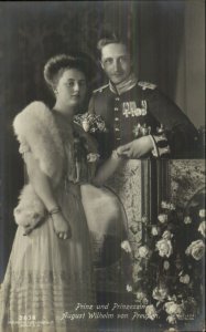Prince & Princess August Wilhelm Prussia c1910 Postcard