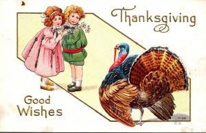 Thanksgiving With Turkey and Young Children