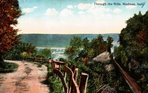 Madison, Indiana - Through the Hills - c1908