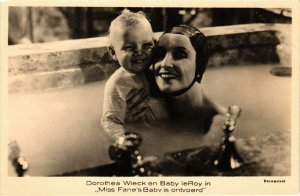 CPA AK DOROTHEA WIECK en Baby leRoy . Film Star Cinema (466007)