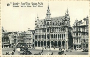 Postcard Belgium Bruxelles Grand Place Maison du Roi
