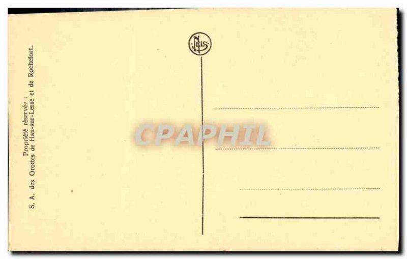 Old Postcard Han Caves Le Boudoir Proserpine