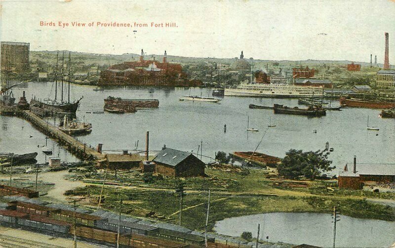 Birdseye View Providence 1910 Rhode Island Postcard Fort Hill 12318