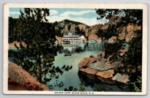 Sylvan Lake Black Hills SD South Dakota Postcard A34