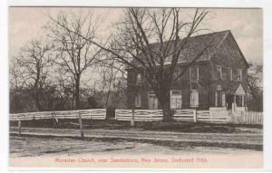 Moravian Church Swedesboro New Jersey 1910c postcard