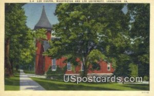 Lee Chapel, Washington & Lee University - Lexington, Virginia VA  