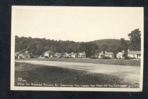 RPPC RENFRO VALLEY KENTUCKY THE LODGE COTTAGES REAL PHOTO POSTCARD