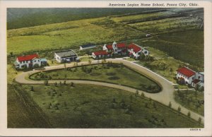 Postcard American Legion Home School Ponca City OK