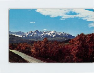 Postcard Rocky Mountains San Juan Range Colorado Rockies Colorado USA