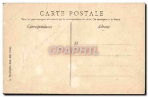 Old Postcard Juvisy night Terrace