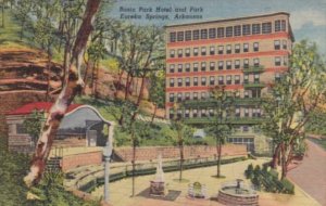 Arkansas Eureka Springs Basin Park Hotel and Park 1957 Curteich