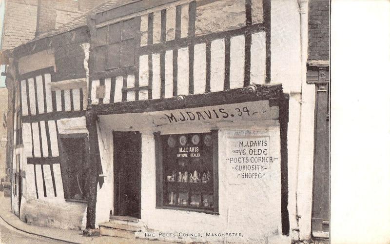 uk19689 poets corner  manchester real photo uk