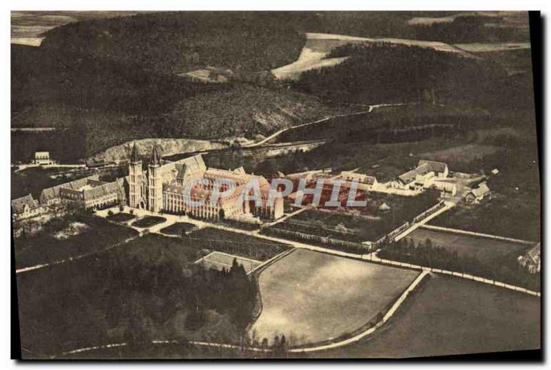 Old Postcard Maredsous Abbey View Getting Jet