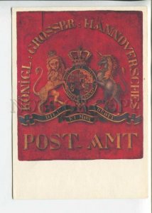 441735 Germany postal history coat of arms Hannover Old postcard