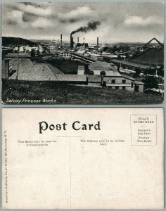 SYRACUSE N.Y. SOLVAY PROCESS WORKS ANTIQUE POSTCARD