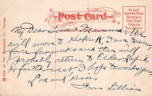 Postcard Post Office Cedar Rapids Iowa IA