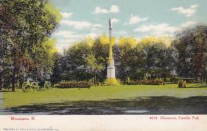 Illinois Bloomington Monument In Franklin Park