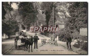 Chelles Postcard Old Street train station (factor) TOP