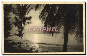 Old Postcard Dakar Sunrise on Goree Senegal