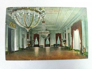 Vintage Postcard Executive Mansion East Room Washington DC