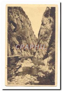 Amelie les Bains Old Postcard Gorges Mondony