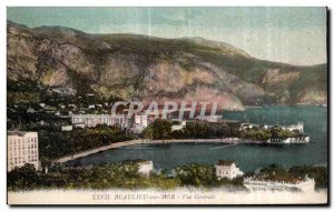 Old Postcard Beaulieu sur Mer Vue Generale