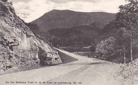 West Virginia Lewisburg On The Midland Trail U.S.60 Albertype