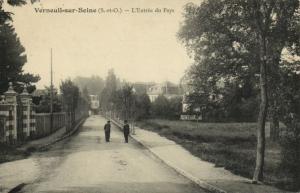 CPA VERNEUIL-sur-SEINE-L'Entrée du Pays (260297)