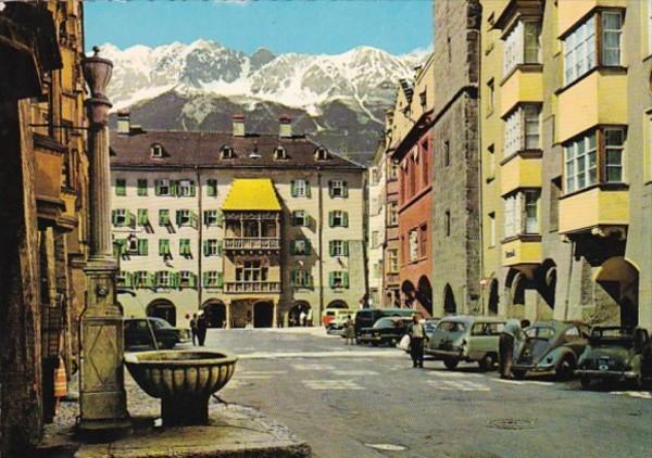 Austria Innsbruck Herzog-Friedrich Street With The Golden Roof