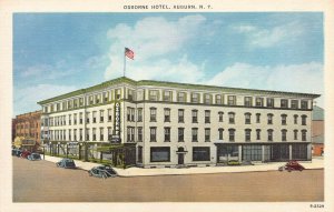 Osborne Hotel, Auburn, New York, Early Postcard, Unused