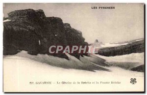 Old Postcard The Pyrenees Gavarnie Glacier From The Breche And False Breche