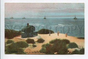 425792 EGYPT Alexandria view from Ras-El-Tin Fort Vintage postcard