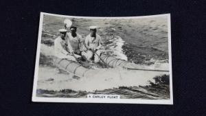 Senior Service Cigarette Card No 19 The Navy A Carley Float