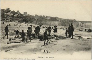 CPA ONIVAL-sur-MER Sur le Sable (807590)