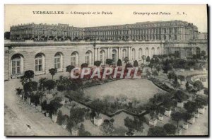 Old Postcard Versailles L & # 39Orangrrie And The Palace