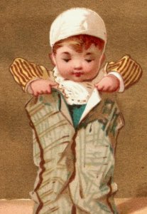 1870s Rivera's Frosina Bouquet Perfume Adorable Babies Dress-Up Set Of 6 F114