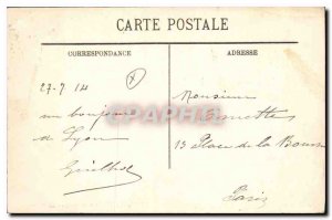 Postcard Old Lyon Palais du Commerce Stock Exchange Trams